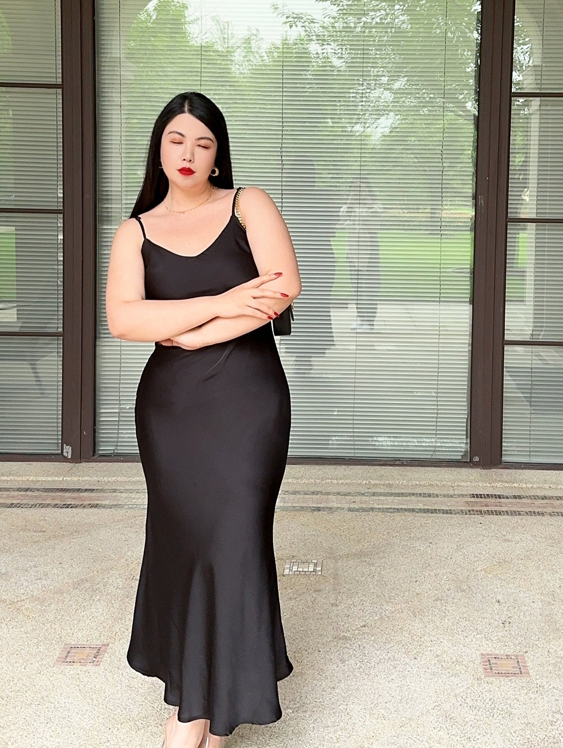 Satin Dress