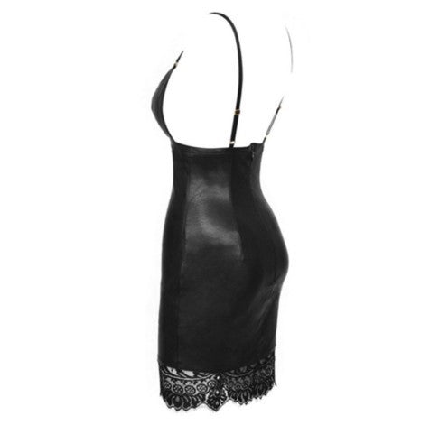 Abito sexy in pelle