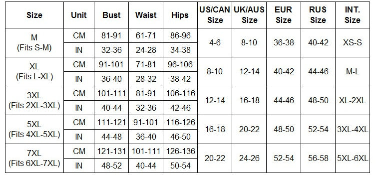 Lingerie comoda disponibile in varie colorazioni S,M,L,XL,2XL,3XL,4XL,5XL,6XL