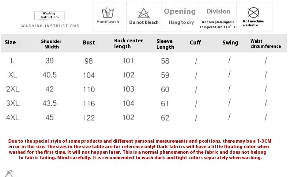 Giacca lunga S,M,L,XL,2X,3XL,4XL,5XL