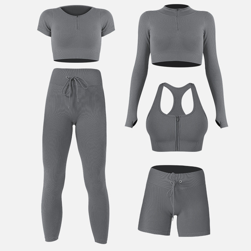 Completo sportivo da cinque pezzi, funzione: super elastico
