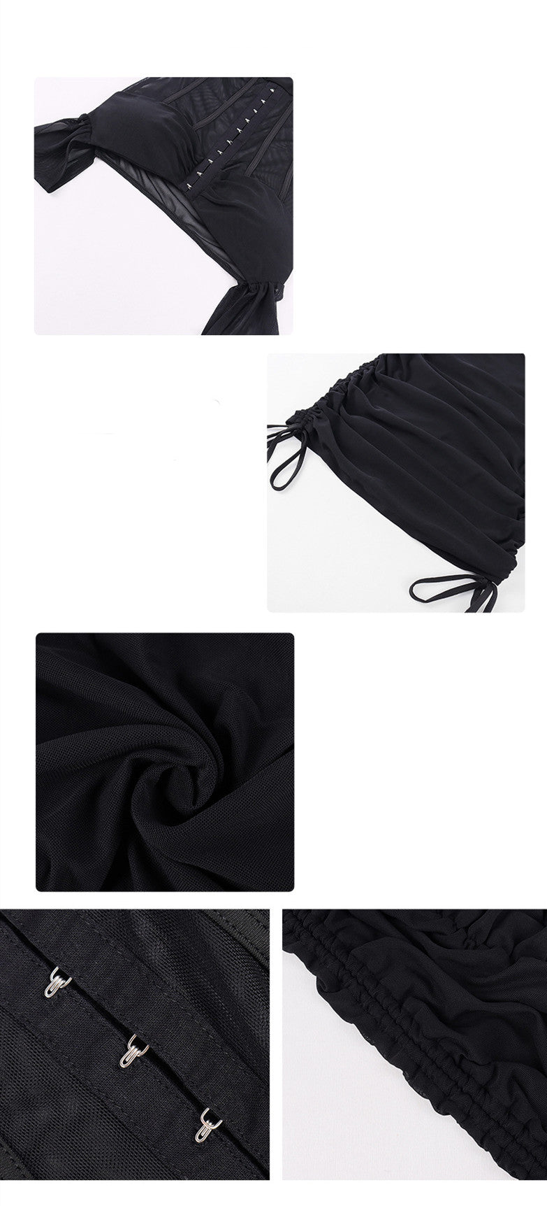 Sexy Dress con bustino trasparente disponibile in varie colorazioni XS,S,M,L