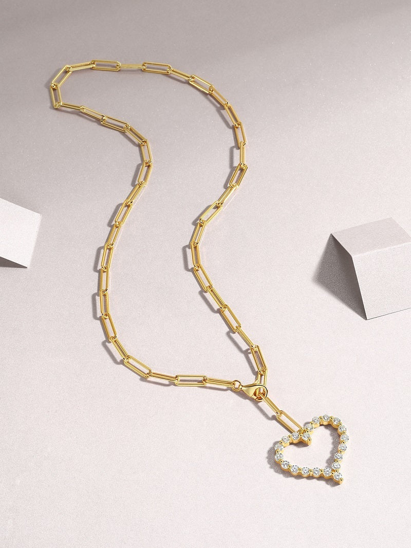 Gioiello con diamanti, in argento puro da 13 g, incastonati con piccola moissanite, argento sterling S925 e placcato oro  Spedizione solo in USA