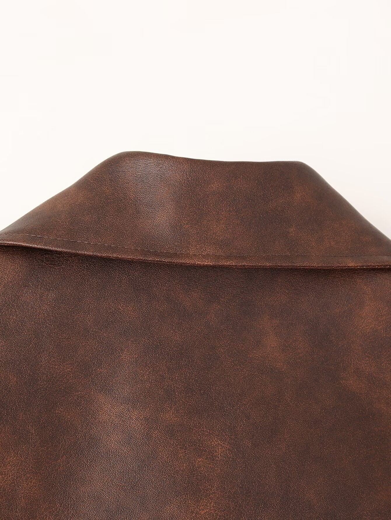 Giacca e gonna in pelle color castano S,M,L