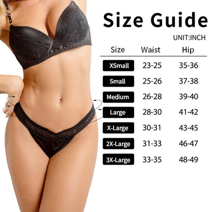 Mutandine mestruali a quattro strati in pizzo con aspirazione istantanea e anti-perdita XS, S, M, L, XL, 2XL, 3XL, 4XL