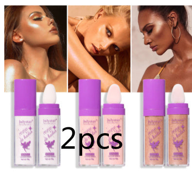 Illuminante in polvere per corpo e capelli