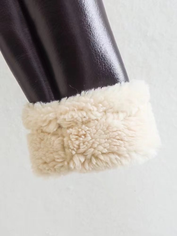 Giacca corta con pelliccia XS,S,M,L,XL