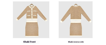 Completo Classico, comodo  con cardigan lavorato a maglia e bottoni S,M,L,XL