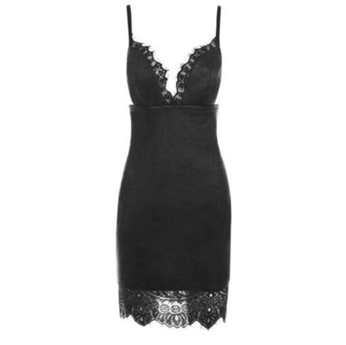 Abito sexy in pelle