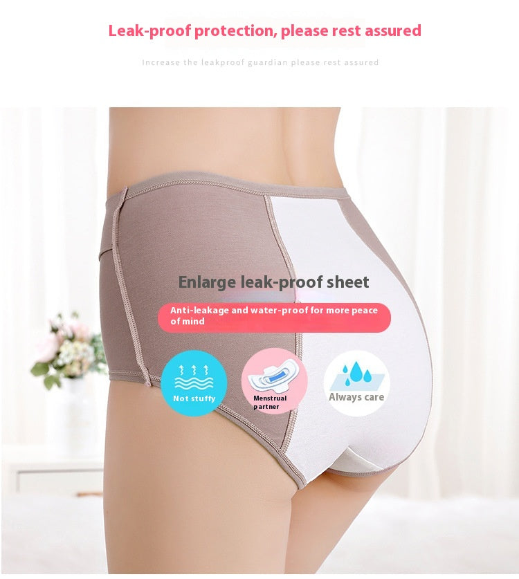 Mutandine mestruali lavabili in cotone per prevenire le perdite laterali  disponibile in varie colorazioni S,M,L,XL,2XL,3XL,4XL