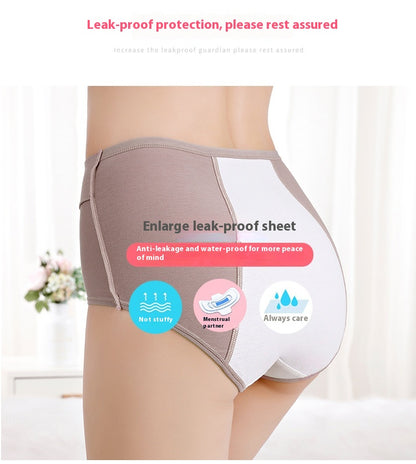 Mutandine mestruali lavabili in cotone per prevenire le perdite laterali  disponibile in varie colorazioni S,M,L,XL,2XL,3XL,4XL