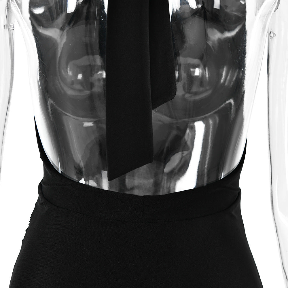 Abito lungo con spacco e schiena scoperta disponibile in varie colorazioni S,M,L