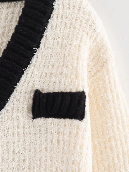 Completo  Classico, comodo, gonna in maglia e Cardigan,S,M,L