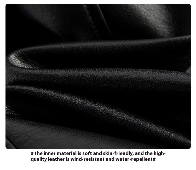 Giacca a vento in pelle, vestibilità slim, snellente disponibile in varie colorazioni M,L,XL,2XL,3XL,4XL,5XL