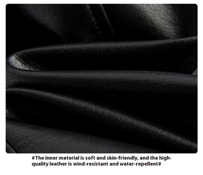 Giacca a vento in pelle, vestibilità slim, snellente disponibile in varie colorazioni M,L,XL,2XL,3XL,4XL,5XL