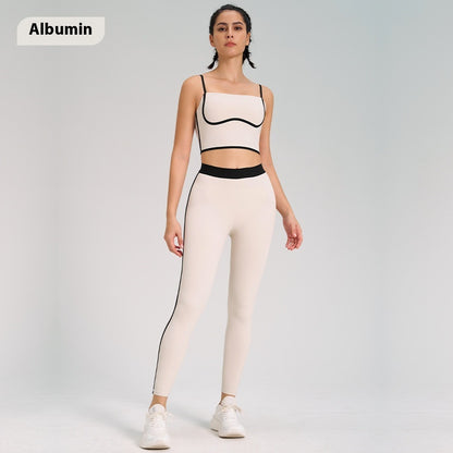 Tuta sportiva da yoga, due pezzi, disponibile in varie colorazioni S,M,L,XL