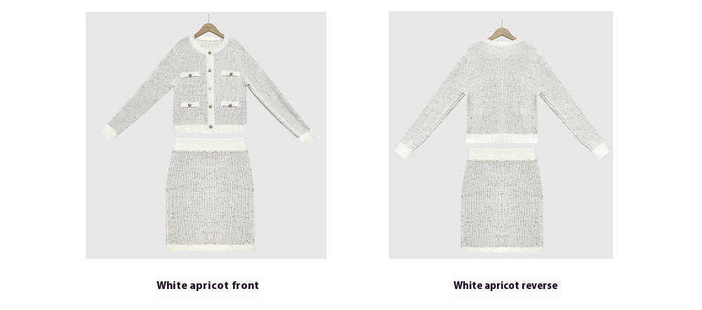 Completo Classico, comodo  con cardigan lavorato a maglia e bottoni S,M,L,XL