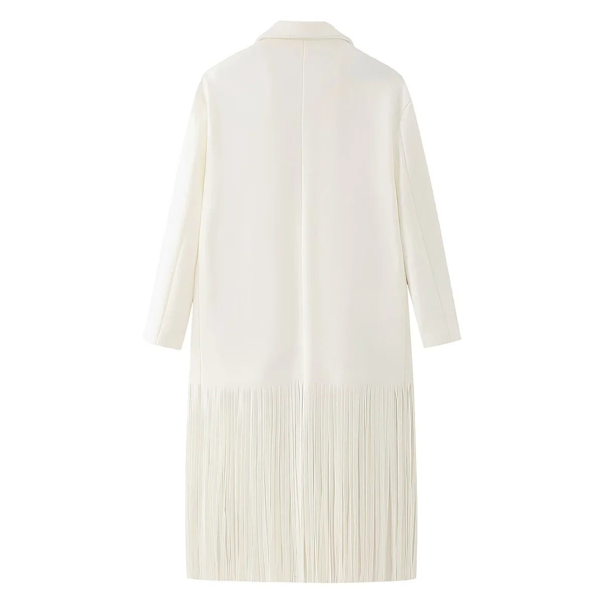 Cappotto di lana con nappe disponibile in varie colorazioni S,M,L