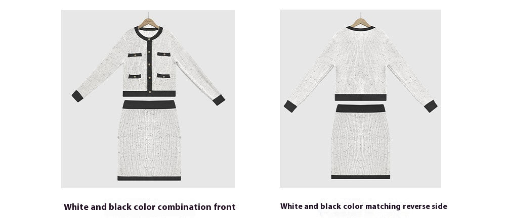 Completo Classico, comodo  con cardigan lavorato a maglia e bottoni S,M,L,XL