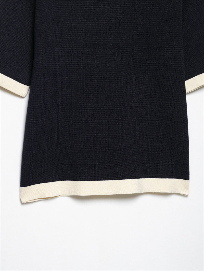 Completo classico, comodi, cappotto in maglia , minigonna lavorata a maglia, XS,S,M,L