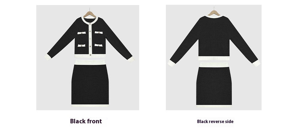 Completo Classico, comodo  con cardigan lavorato a maglia e bottoni S,M,L,XL