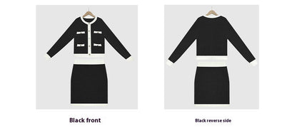 Completo Classico, comodo  con cardigan lavorato a maglia e bottoni S,M,L,XL