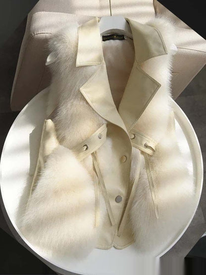 Gilet di pelliccia  disponibile in varie colorazioni S,M,L,XL