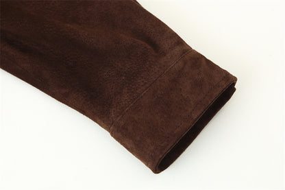 Giacca in pelle scamosciata XS,S,M,L