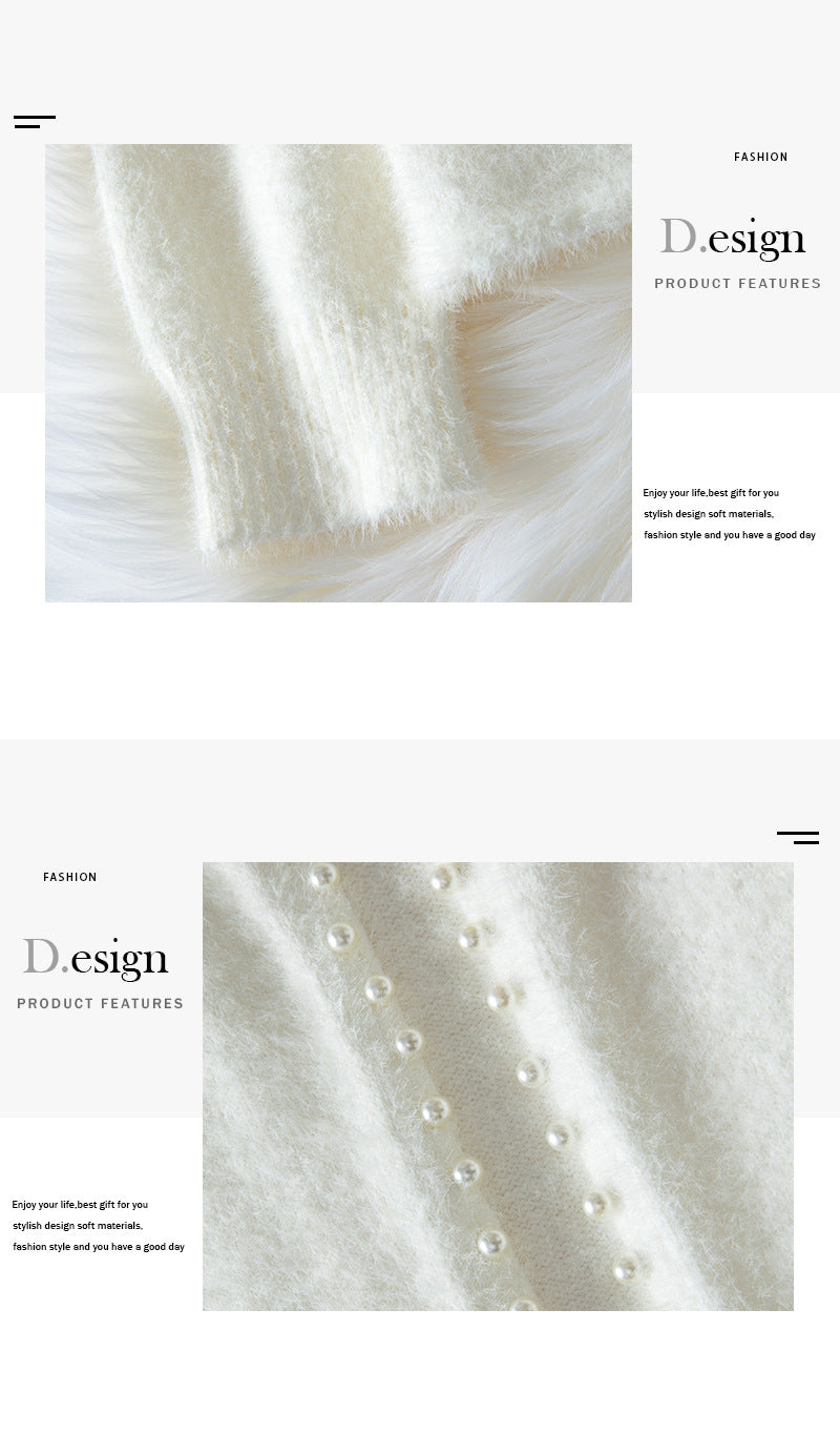 Cardigan elegante in maglia con scollo a V,               S,M,L,XL