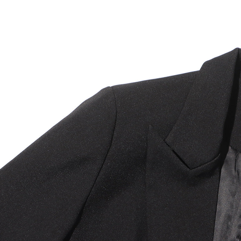 Abito formale con scollo a V, S,M,L,XL