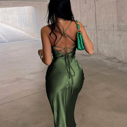 Satin Dress