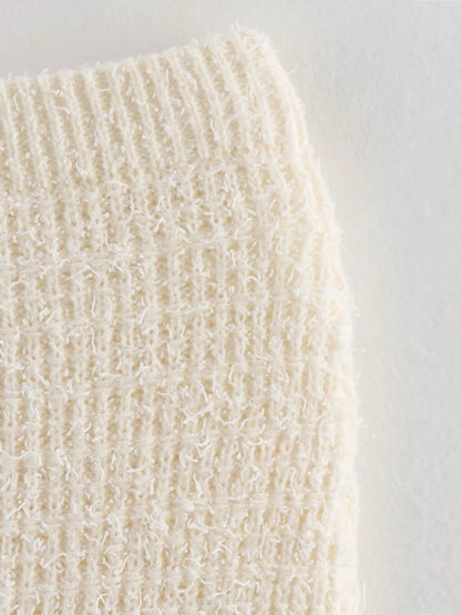 Completo  Classico, comodo, gonna in maglia e Cardigan,S,M,L