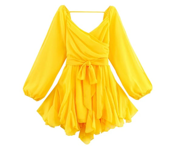 Sexy Dress con gonna sfasata