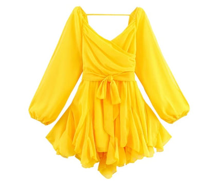 Sexy Dress con gonna sfasata