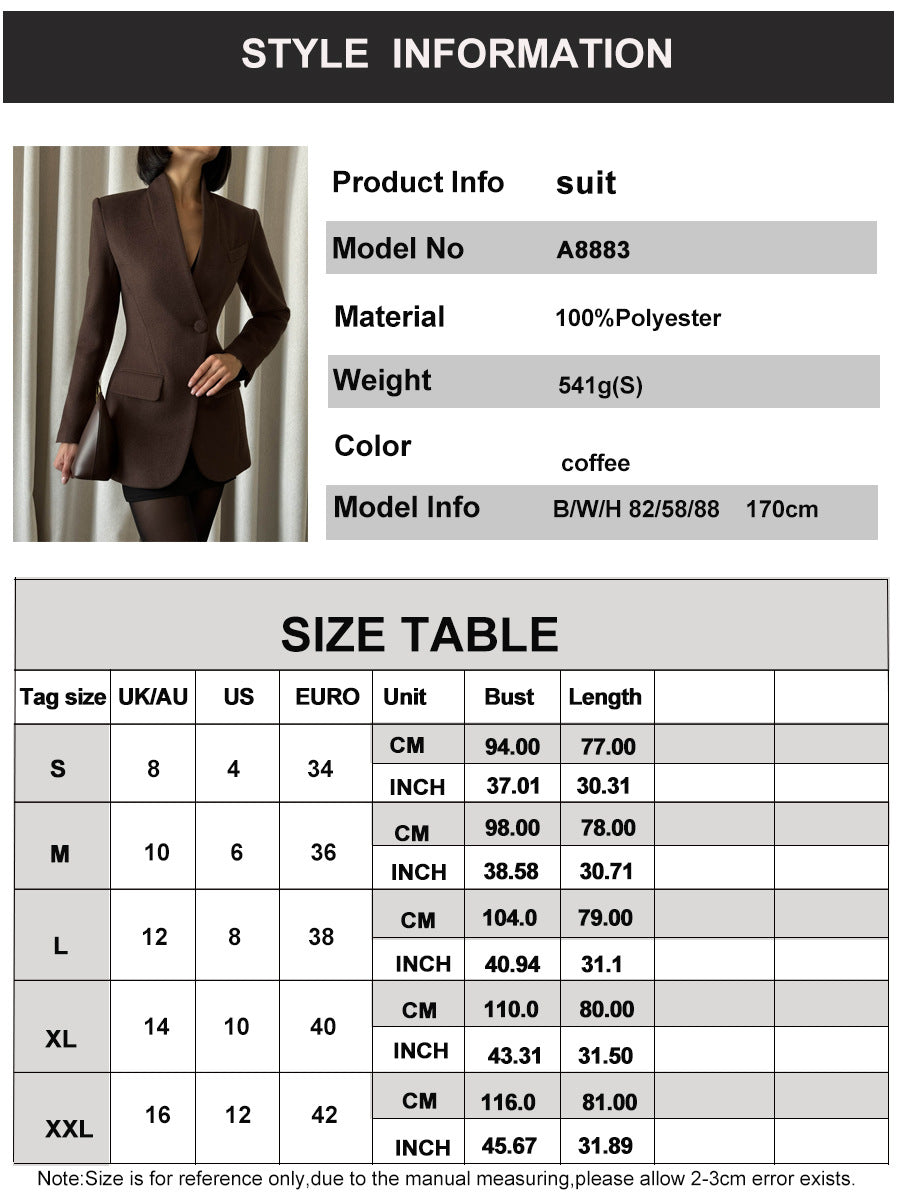 Blazer elegante slim fit , S,M,L,XL,2XL