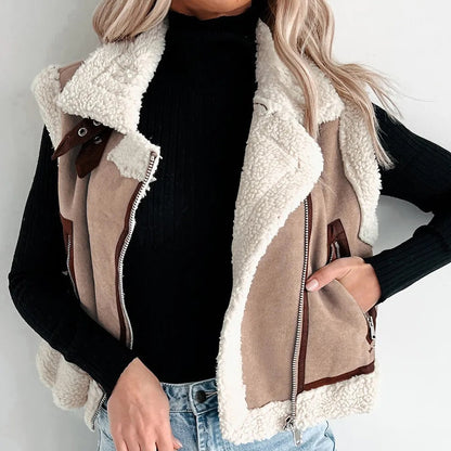 Gilet corto dai colori autunnali S,M,L,XL