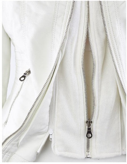 Giacca in pelle corta adatta per ogni stile disponibile in varie colorazioni S,M,L,XL,2XL,3XL,4XL,5XL,6XL,7XL