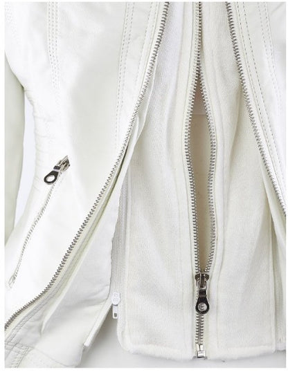 Giacca in pelle corta adatta per ogni stile disponibile in varie colorazioni S,M,L,XL,2XL,3XL,4XL,5XL,6XL,7XL