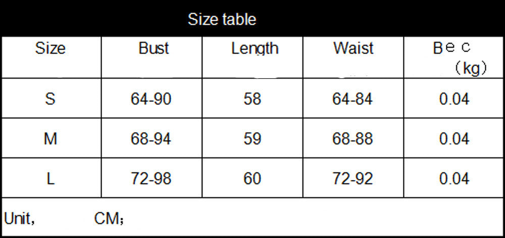 Lingerie in diverse colorazioni S,M,L