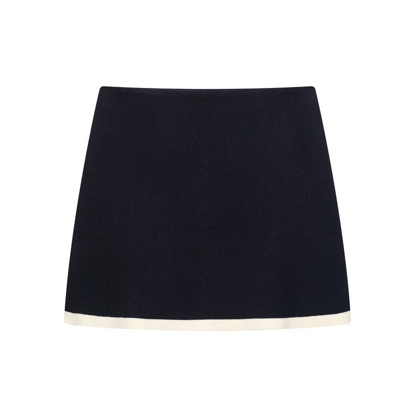 Completo classico, comodi, cappotto in maglia , minigonna lavorata a maglia, XS,S,M,L