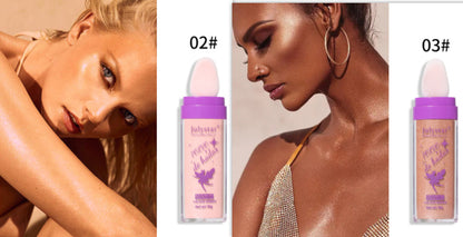 Illuminante in polvere per corpo e capelli