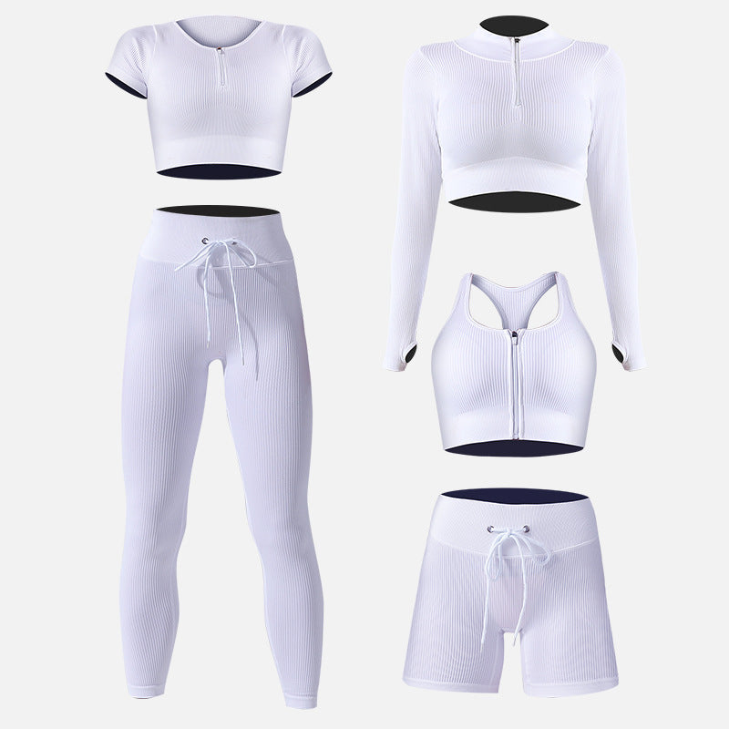 Completo sportivo da cinque pezzi, funzione: super elastico