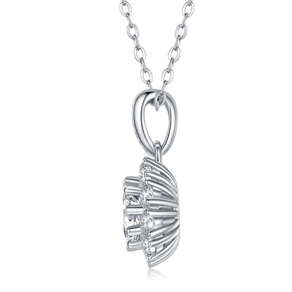 Un pendente in argento sterling S925 e placcatura in platino Spedizione solo USA