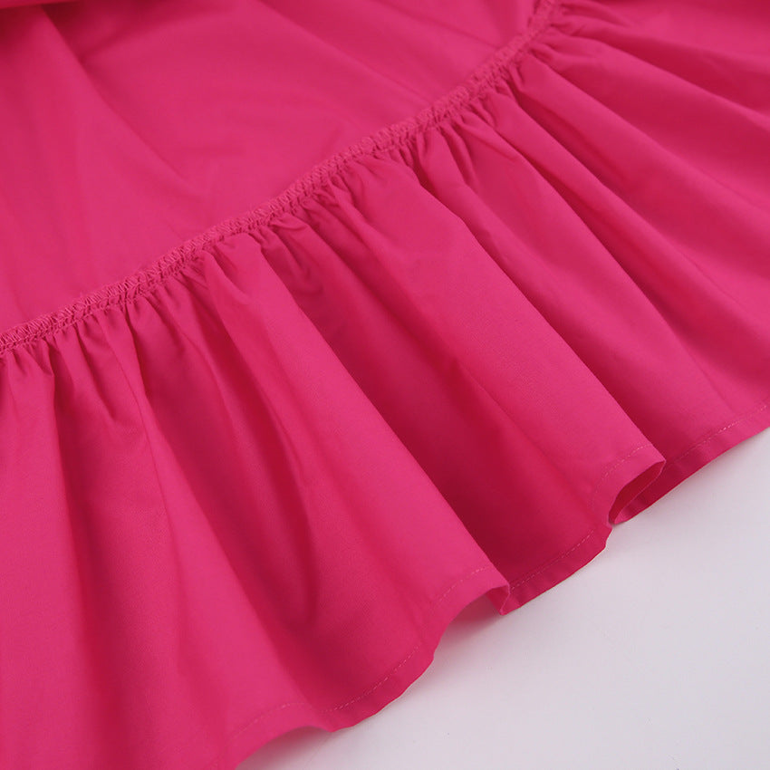 Abito con maniche a lanterna, disponibile in viola ametista , verde e rosa disponibile in varie colorazioni S,M,L