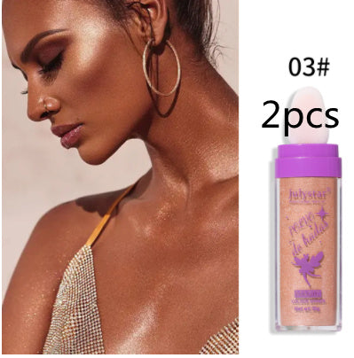 Illuminante in polvere per corpo e capelli