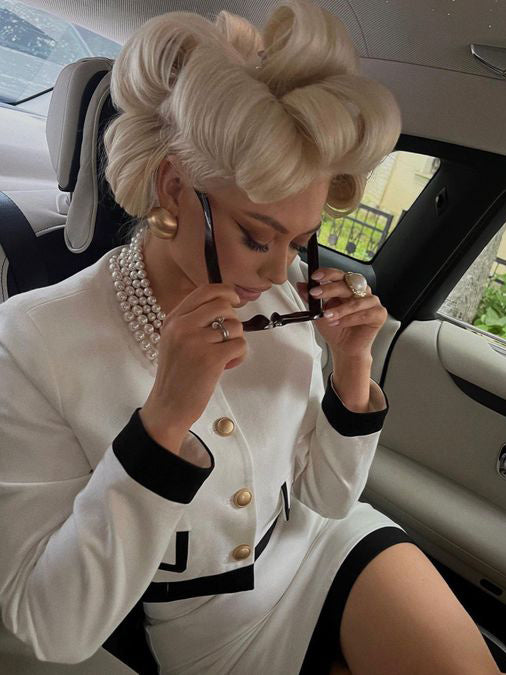 Completo giacca corta monopetto e minigonna XS,S,M,L,XL