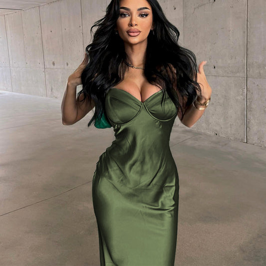 Satin Dress