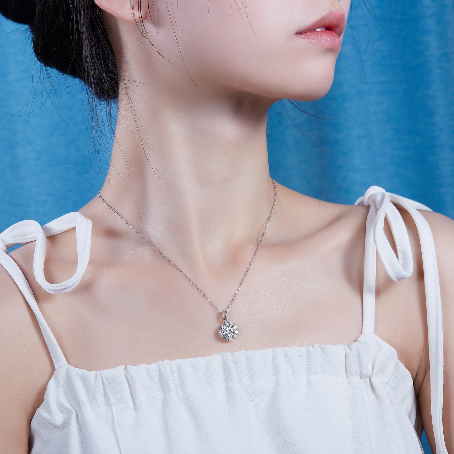 Un pendente in argento sterling S925 e placcatura in platino Spedizione solo USA