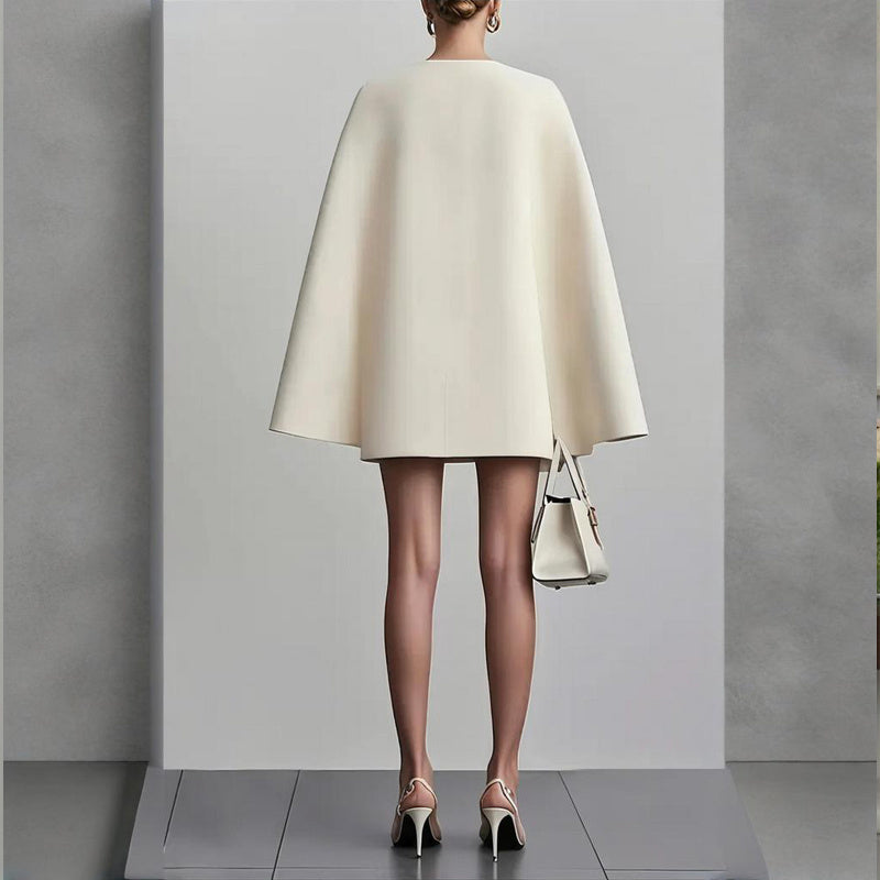 Blazer a mantella con scollo a V, disponibile in varie colorazioni S,M,L,XL,2XL