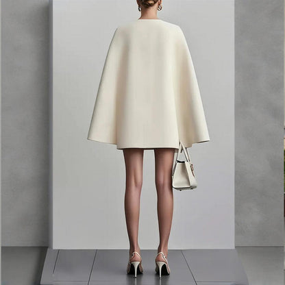 Blazer a mantella con scollo a V, disponibile in varie colorazioni S,M,L,XL,2XL